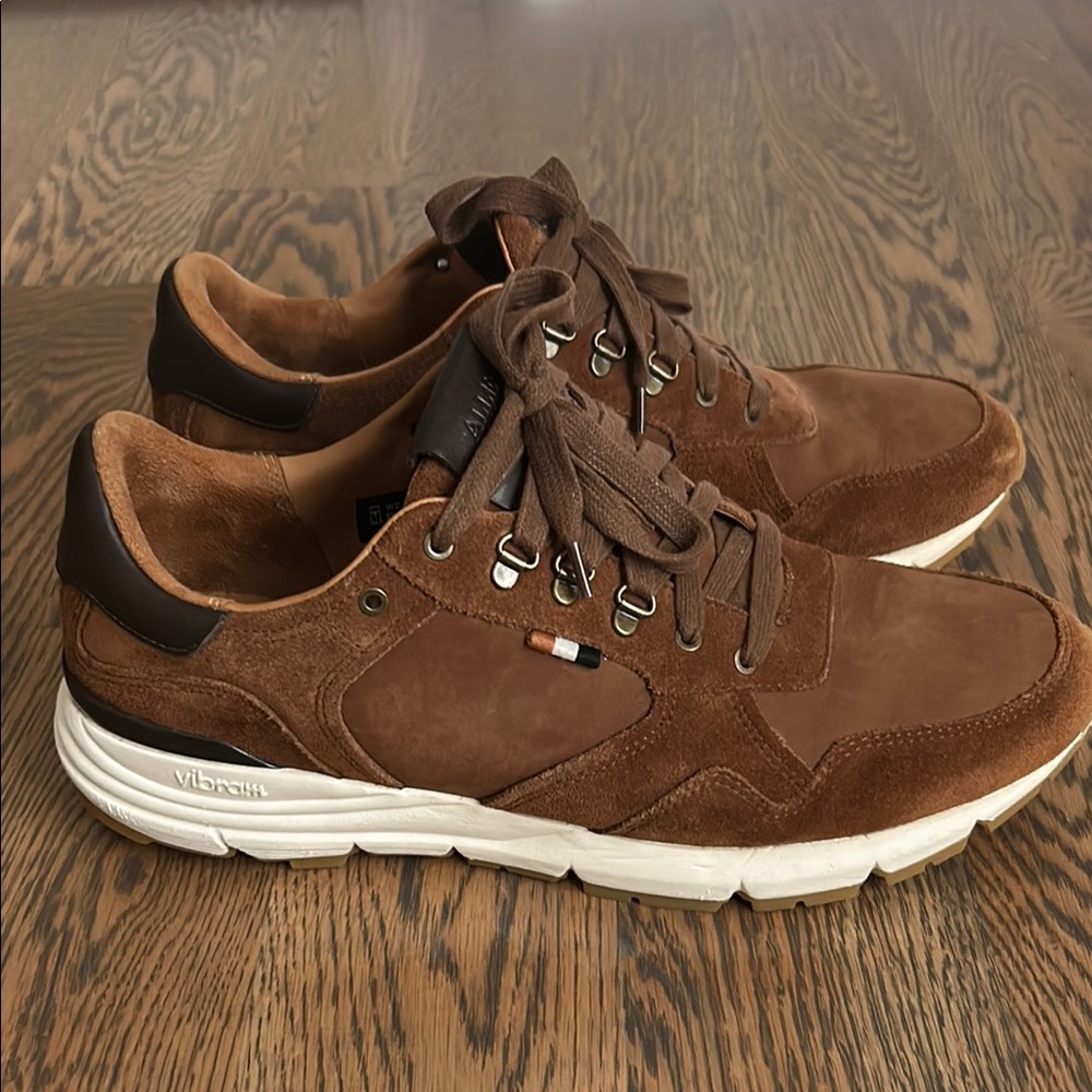 Allen Edmonds Canyon Sneakers Brown Men's Shoes Size 10.5 with Vibram